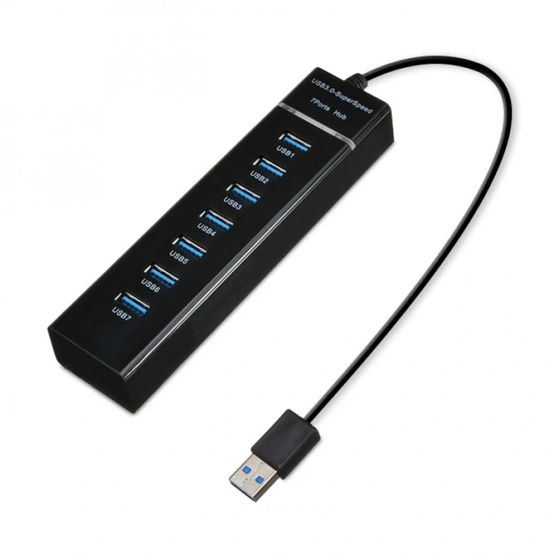 USB hub se 7 porty a skrytou Full HD WiFi kamerou - HUB01