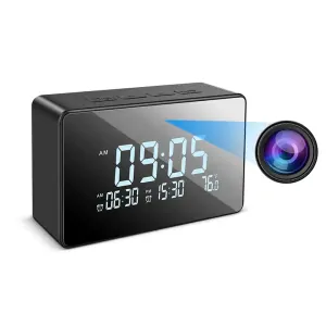 Budík se skrytou HD WiFi kamerou - IP011