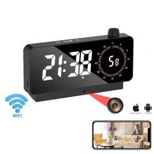 Špionážní FullHD WiFi kamera ukrytá v budíku - S238