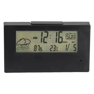 Skrytá Full HD IP kamera v hodinách s meteostanicí - SW03