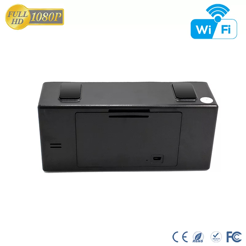 Digitální hodiny se skrytou IP kamerou - IP009