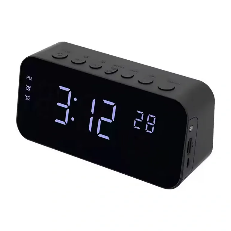 Budík se skrytou Full HD WiFi kamerou - IP007