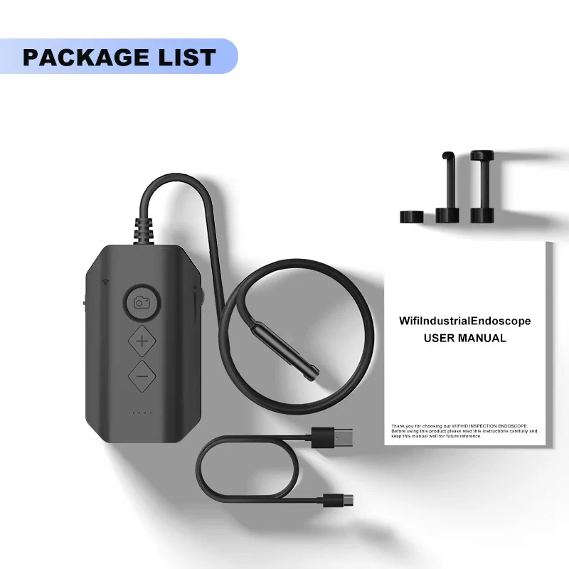 Inspekční kamera s duální WiFi Full HD kamerou - 3.5m