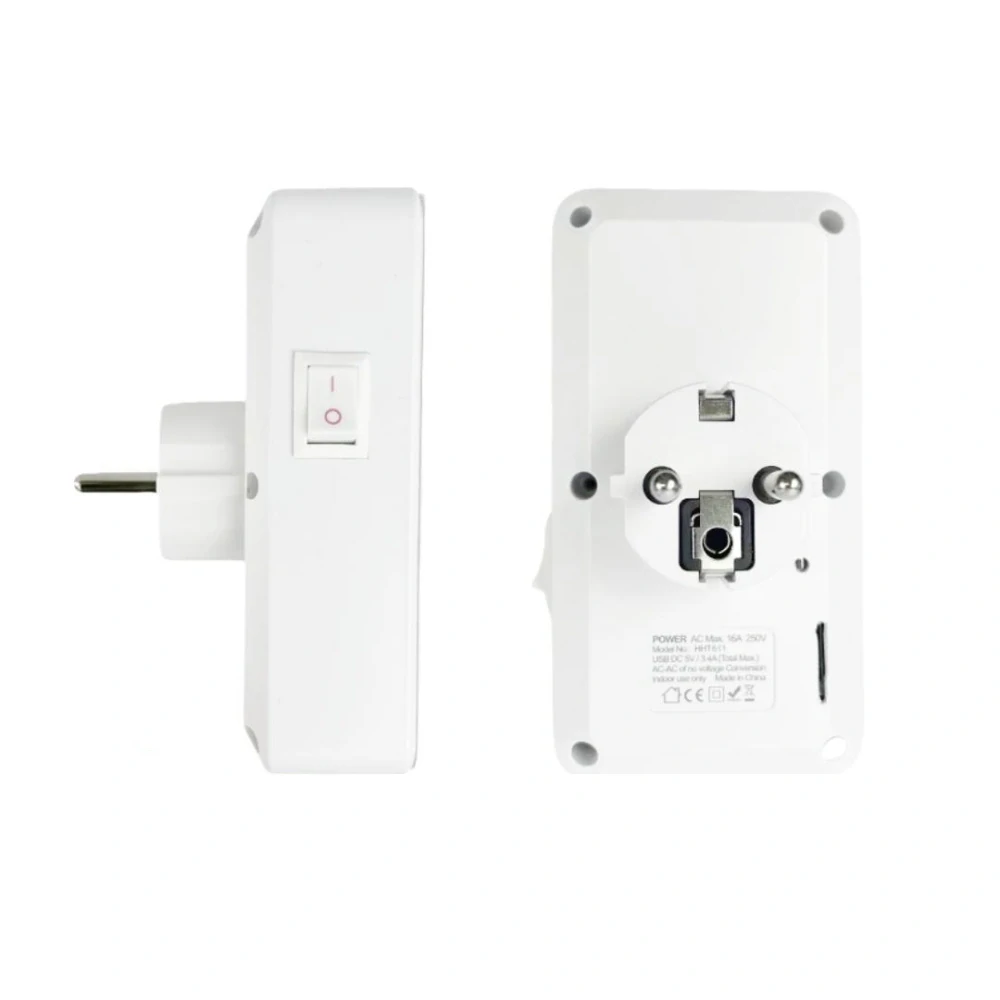 Skrytá 4K WiFi kamera v adaptéru do zásuvky - X-PS2