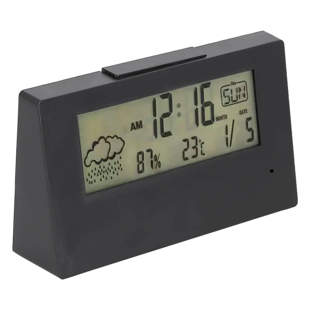 Skrytá Full HD IP kamera v hodinách s meteostanicí - SW03