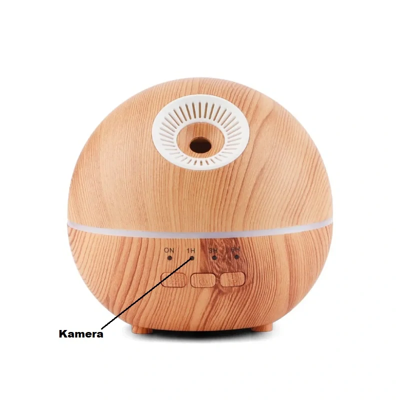 Drobný aroma difuzér s dokonale skrytou Full HD WiFi kamerou - PQ403