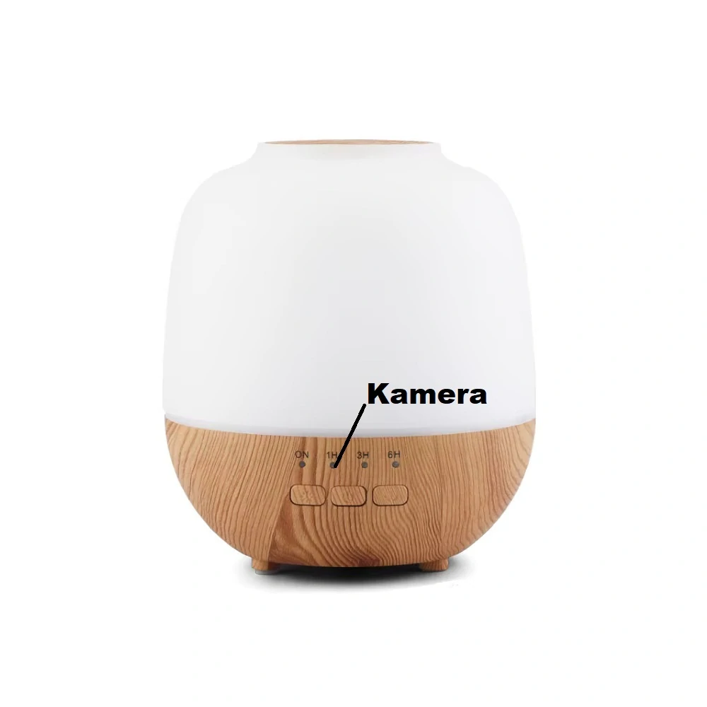 Drobný aroma difuzér s dokonale skrytou Full HD WiFi kamerou - PQ402