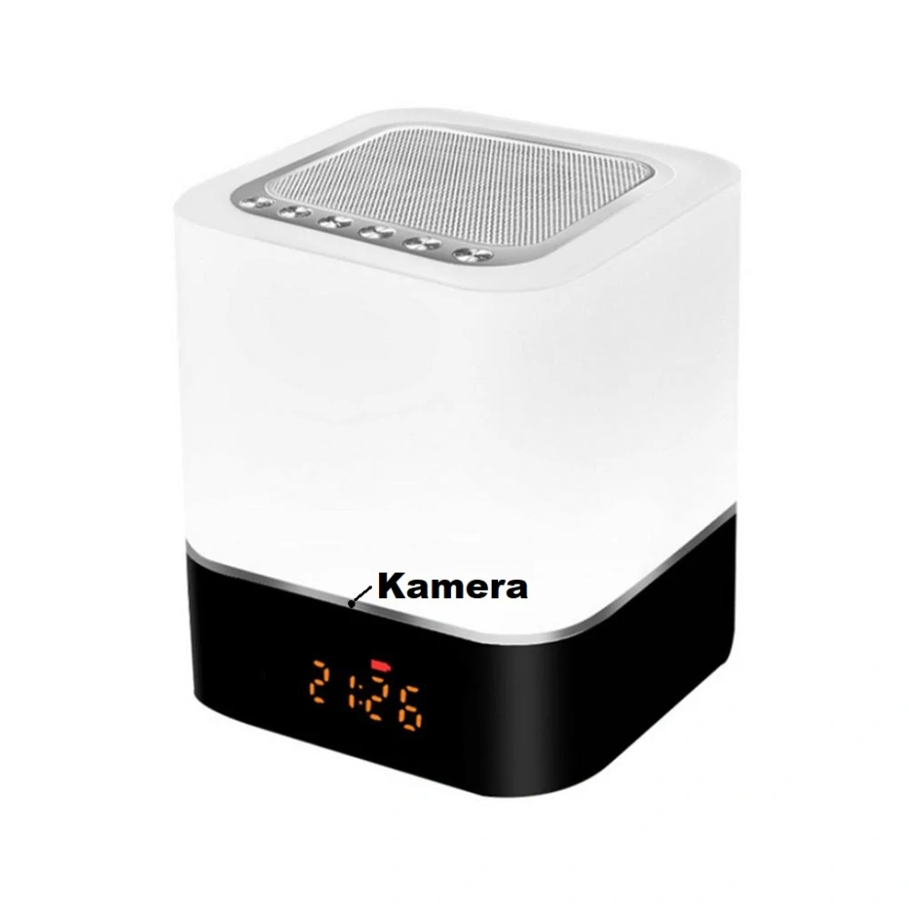 Multifunkční LED lampa s Bluetooth reproduktorem a budíkem - DY-28