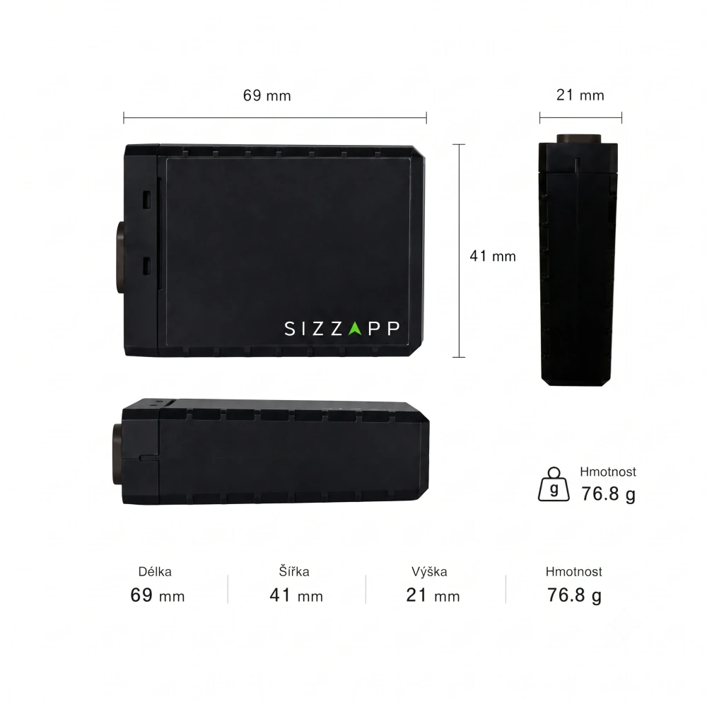 Inteligentní GPS lokátor s doživotně bezplatným provozem - SIZZAPP Nova