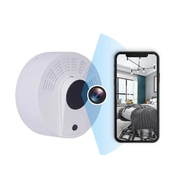 IP kamera v kouřovém čidle s roční výdrží - LS008