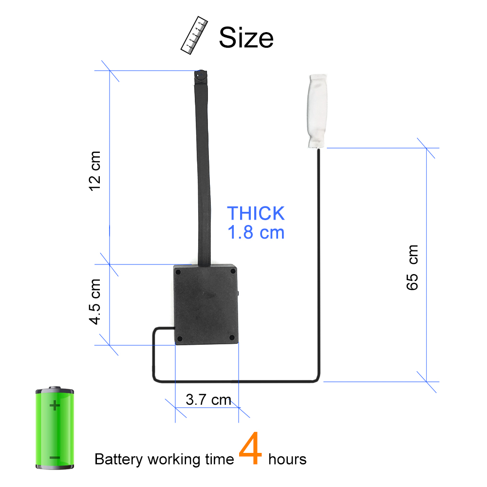 2v1 mikrosluchátko MICRO se 4K WiFi IP kamerou