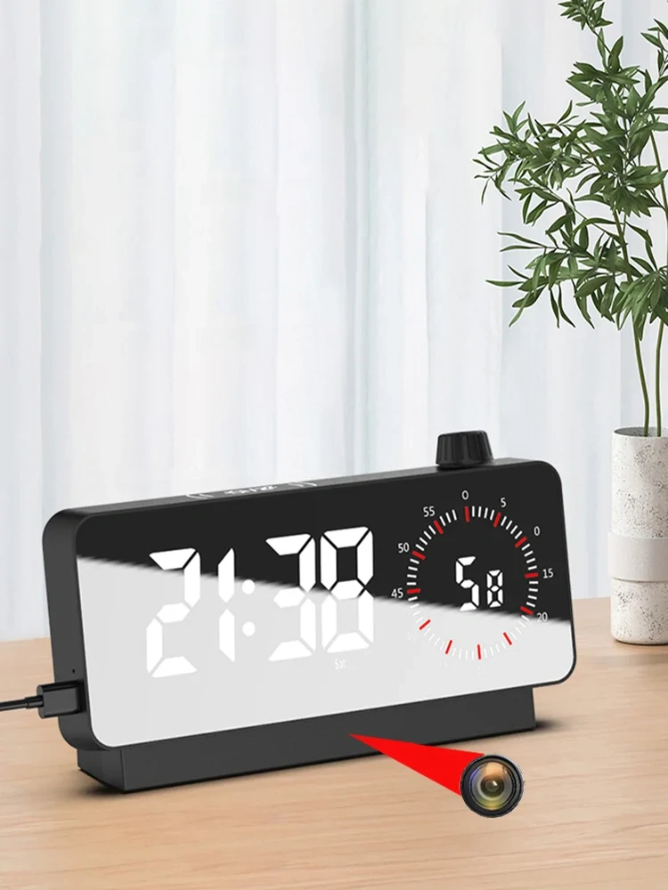 Špionážní FullHD WiFi kamera ukrytá v budíku - S238