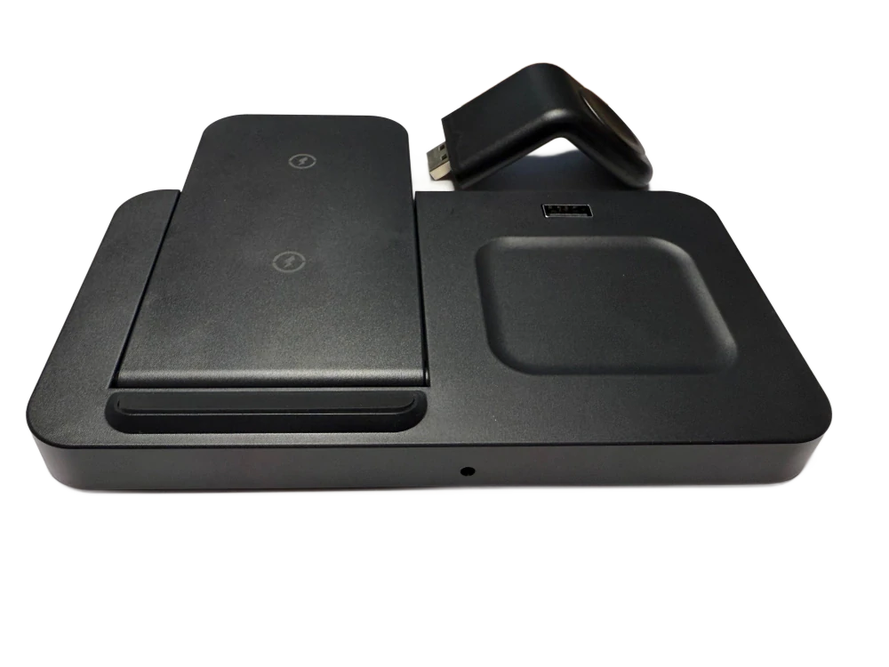 3v1 bezdrátová nabíječka se skrytou Full HD WiFi kamerou - CHF22