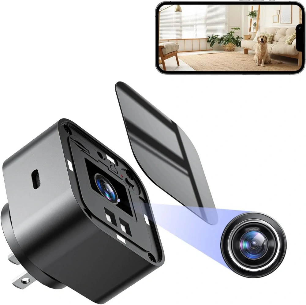 Adaptér do zásuvky se skrytou Full HD WiFi kamerou - AC100