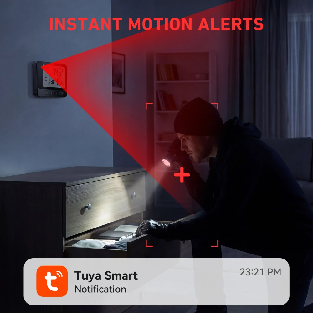 Meteostanice se skrytou Full HD WiFi kamerou - KP08