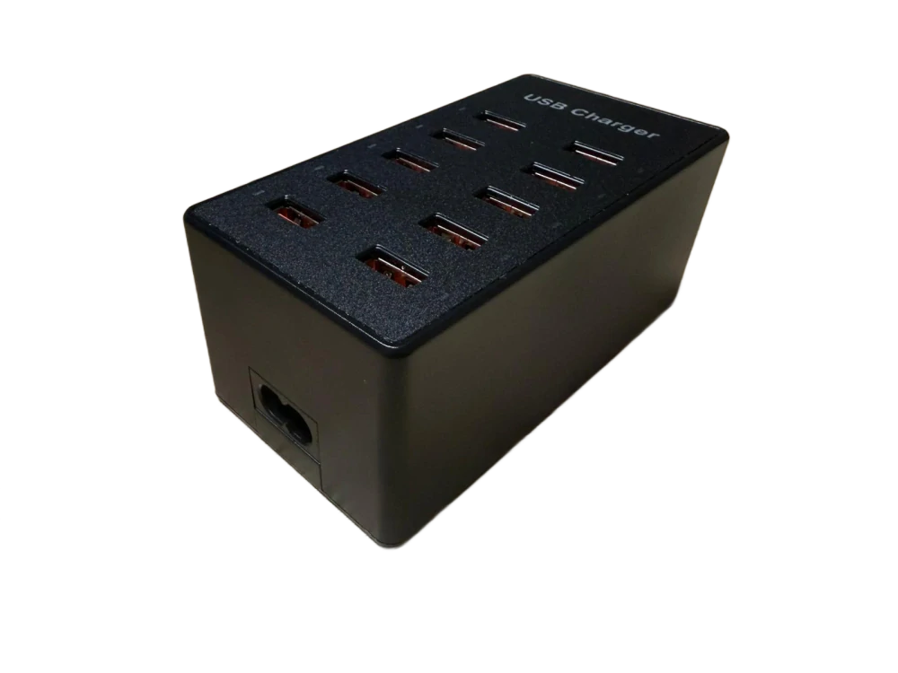 Nabíjecí USB stanice s výkonem 60W a skrytou Full HD WiFi kamerou - WF-HUB35