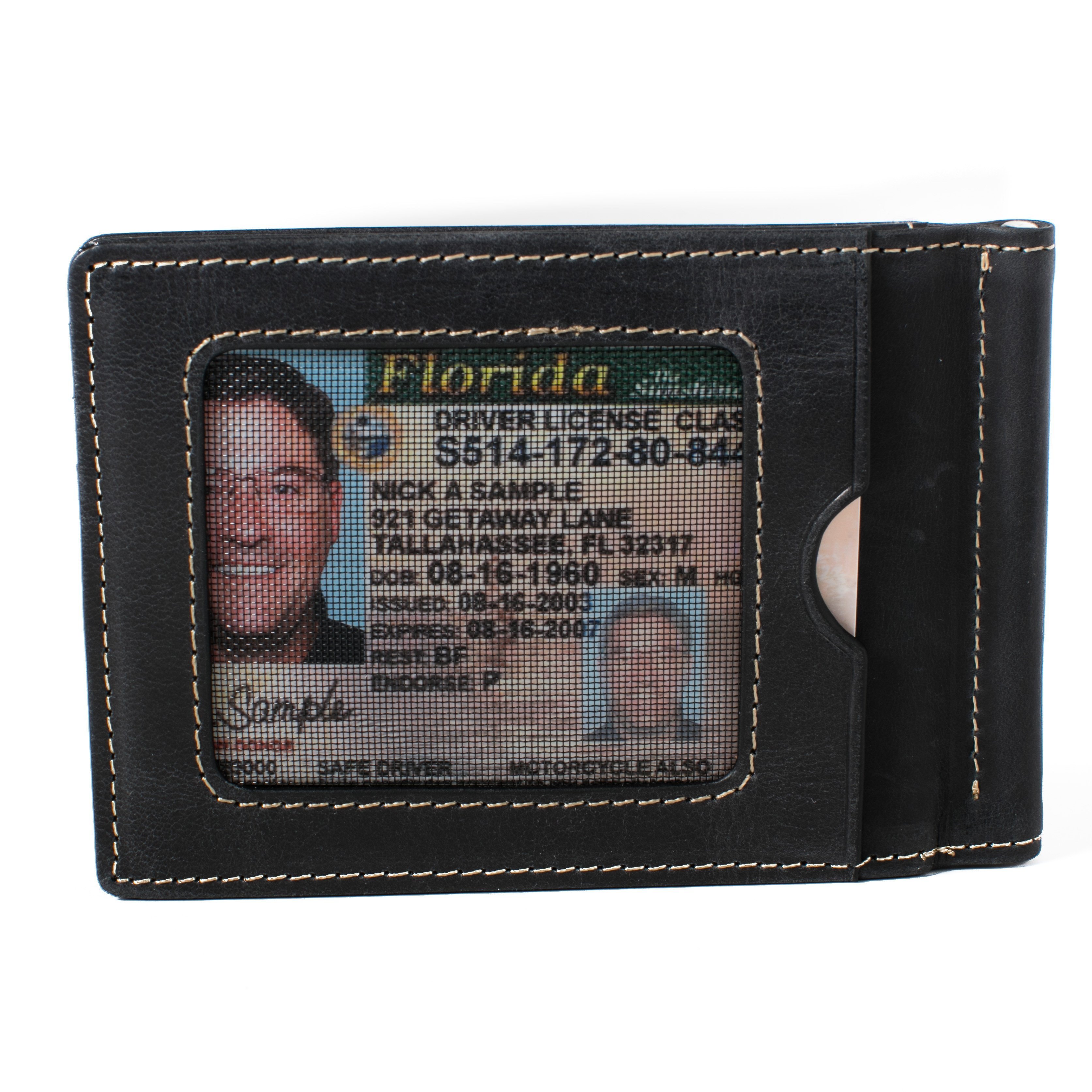 RFID kožená peněženka - dolarovka