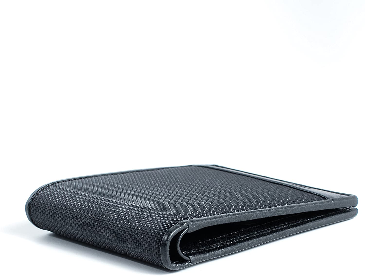 RFID stínící peněžeka - nylon / kůže