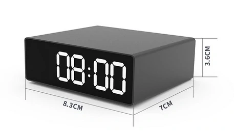 Digitální hodiny se skrytou HD IP kamerou - TW-S8