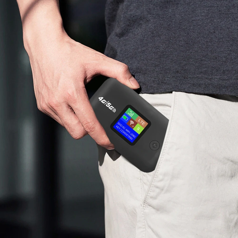 4G LTE mobilní WiFi hotspot s displejem + Kaktus SIM zdarma