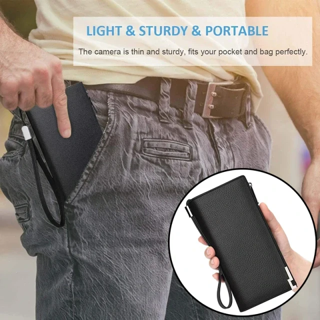 Skrytá Full HD WiFi kamera v peněžence - PQ581A