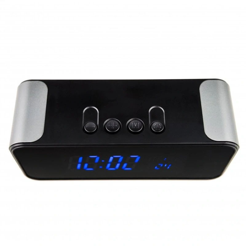 Bluetooth budík se skrytou 4K WiFi kamerou - KP04