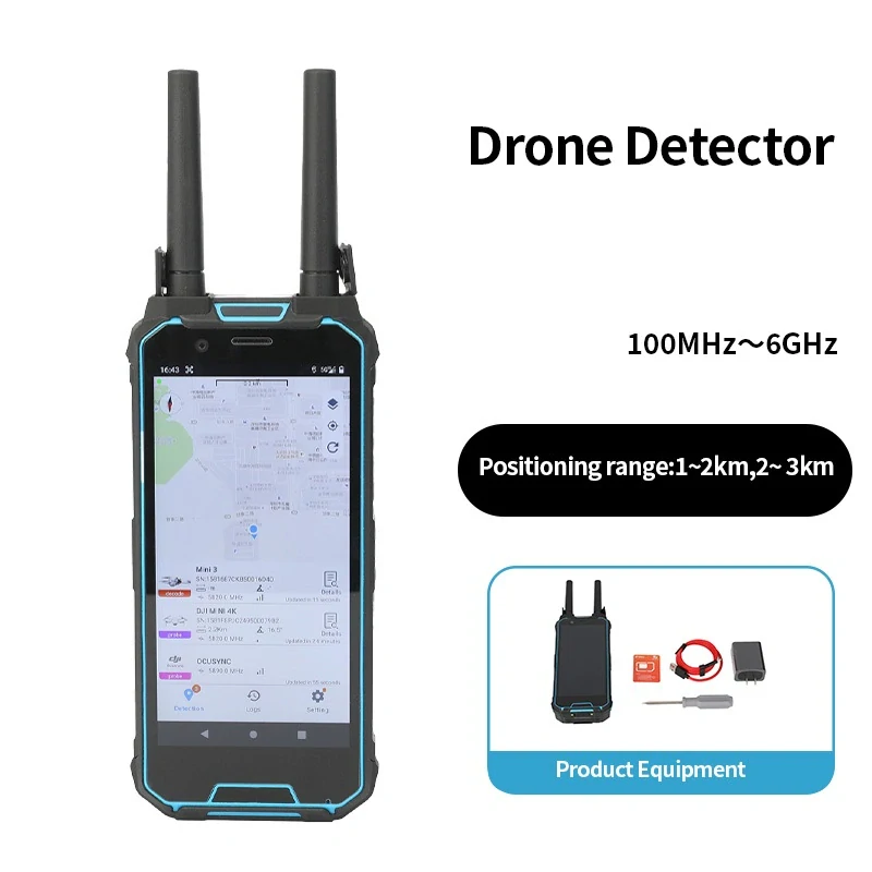 Profesionální detektor a lokalizátor dronů - SKL02