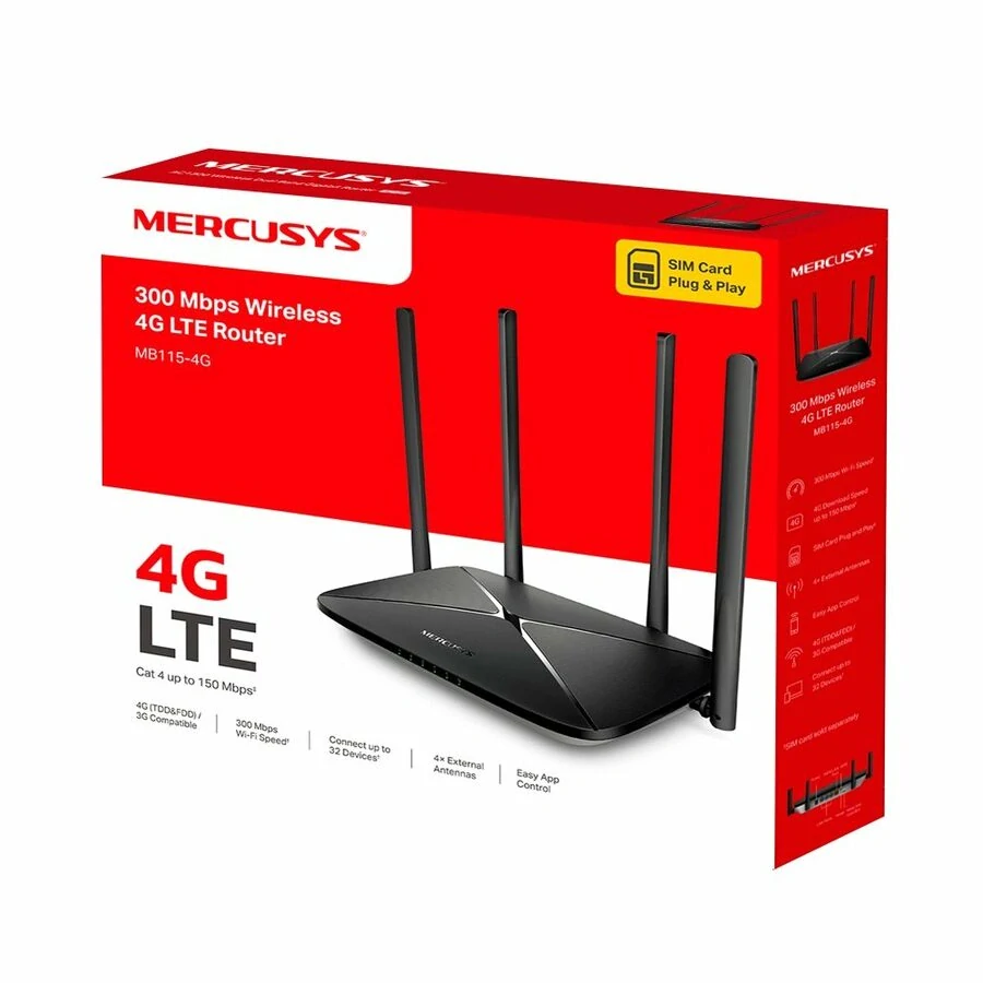 Neodhalitelný WiFi odposlech ve 4G LTE WiFi routeru Mercusys MB115-4G