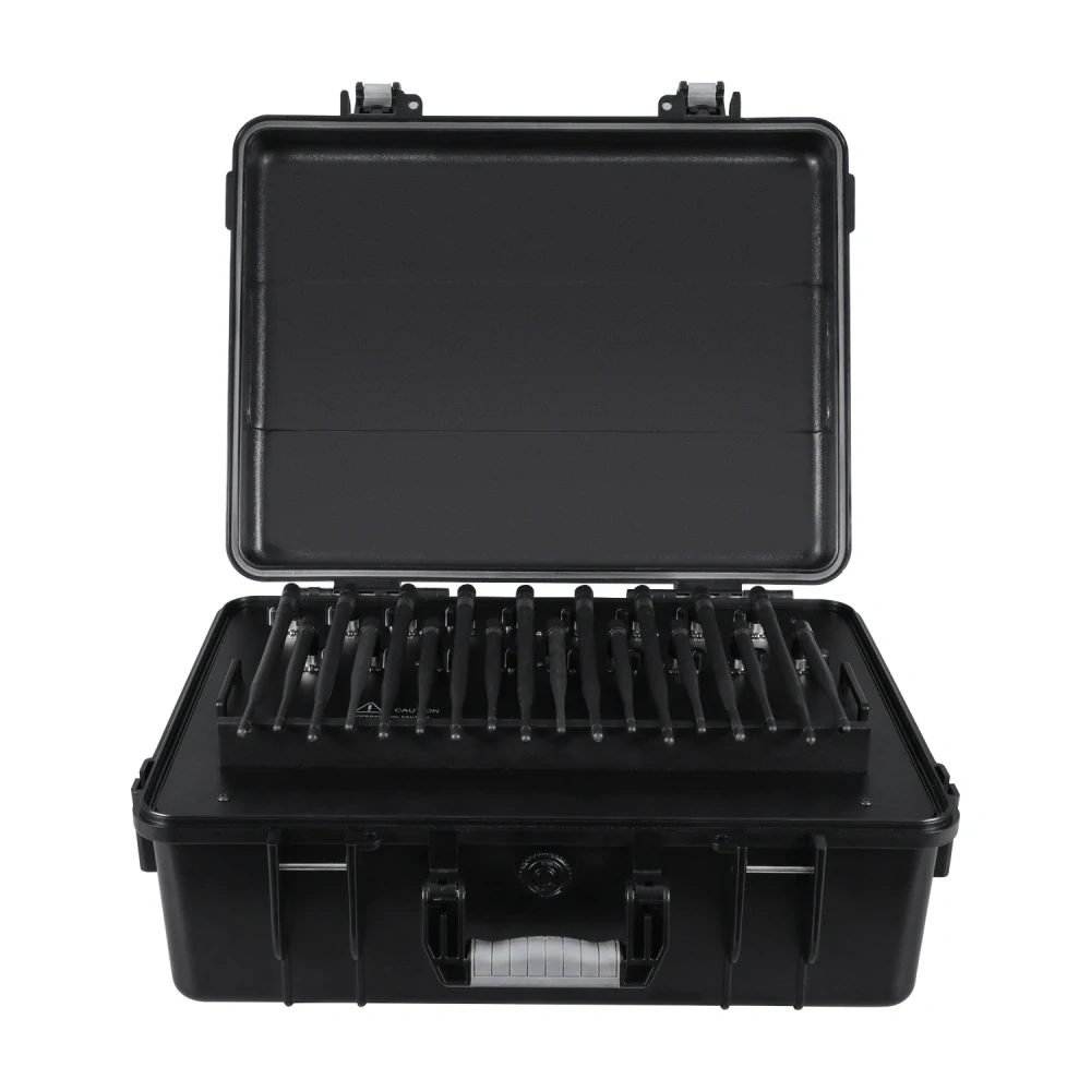 Supervýkonná přenosná VIP rušička signálu - VIPcase (120m)