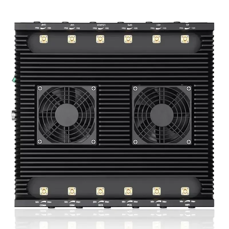 Vysoce výkonná nastavitelná rušička - (12-in-one-84W-5GWiFi) - (100m)