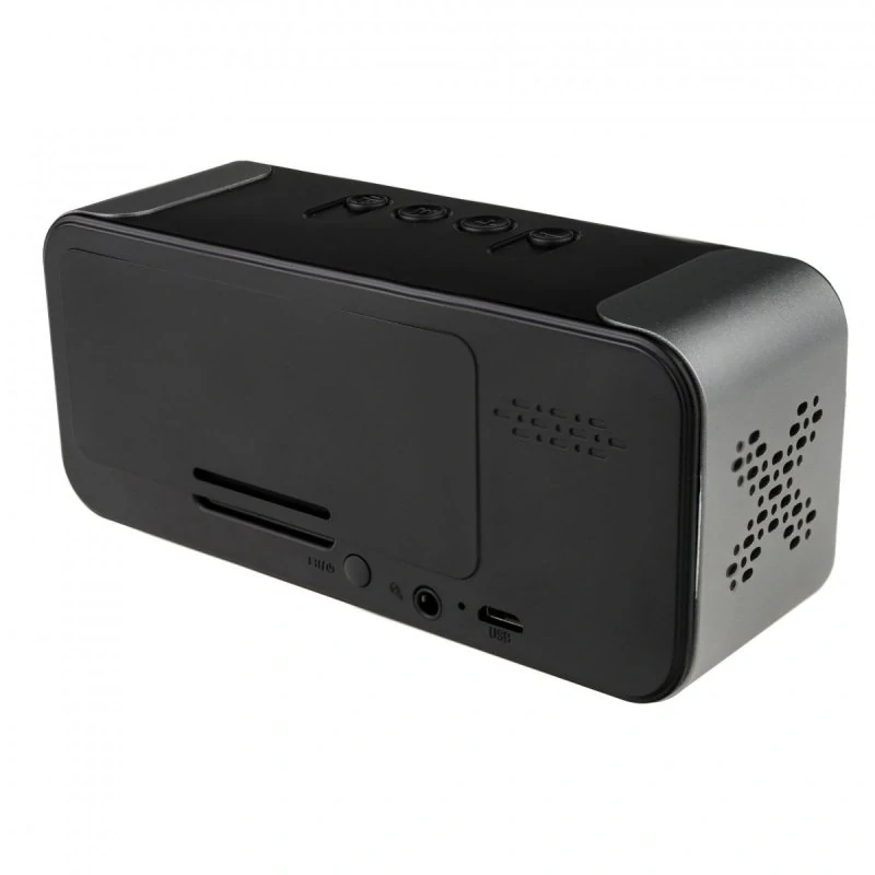 Bluetooth budík se skrytou 4K WiFi kamerou - KP04