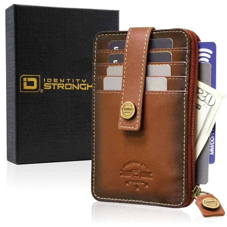 RFID kožená peněženka Mini - IDSH7054-abrn