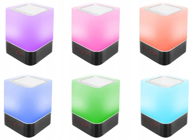 Multifunkční LED lampa s Bluetooth reproduktorem a budíkem - DY-28