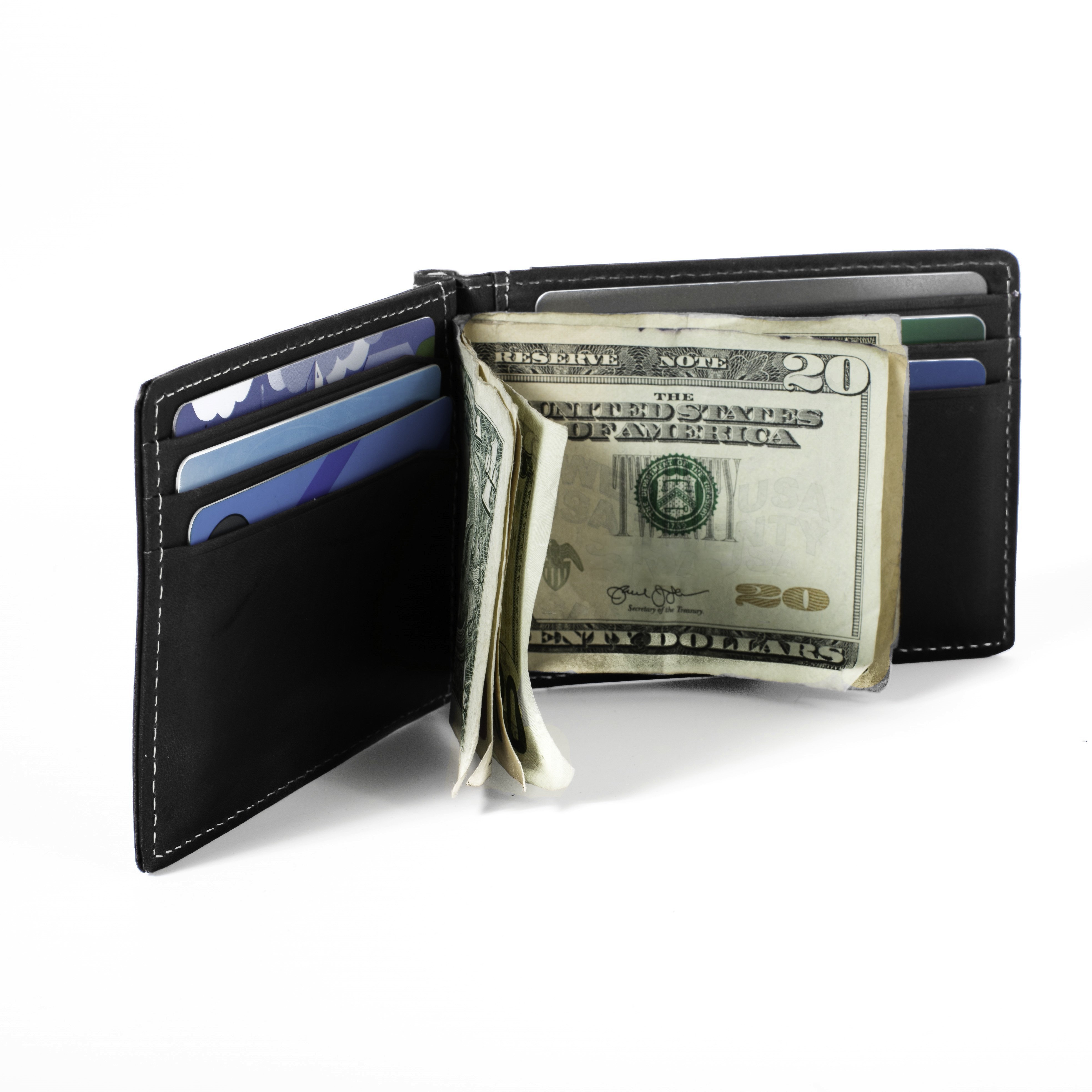 RFID kožená peněženka - dolarovka