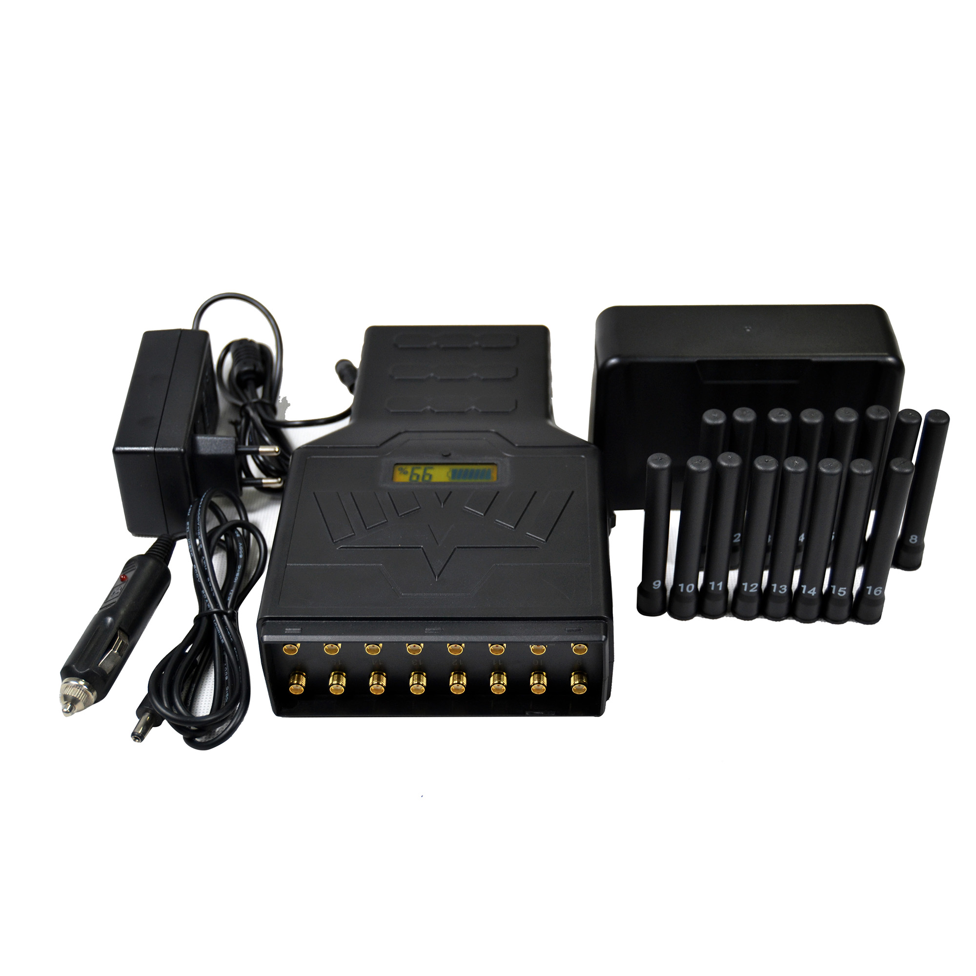 Osobní rušička signálu (16-in-one+5G GSM) - 20m